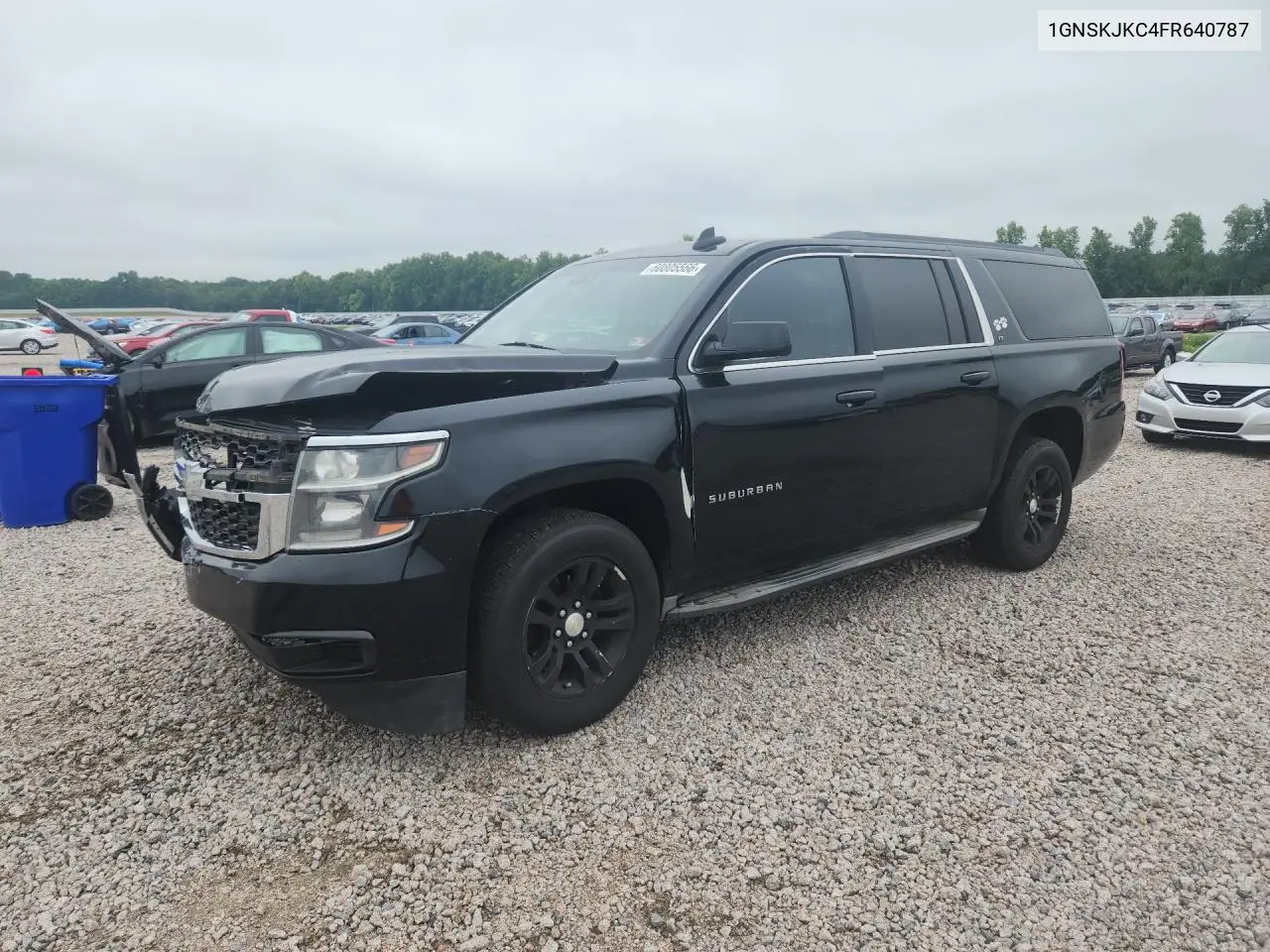 2015 Chevrolet Suburban K1500 Lt VIN: 1GNSKJKC4FR640787 Lot: 60805566