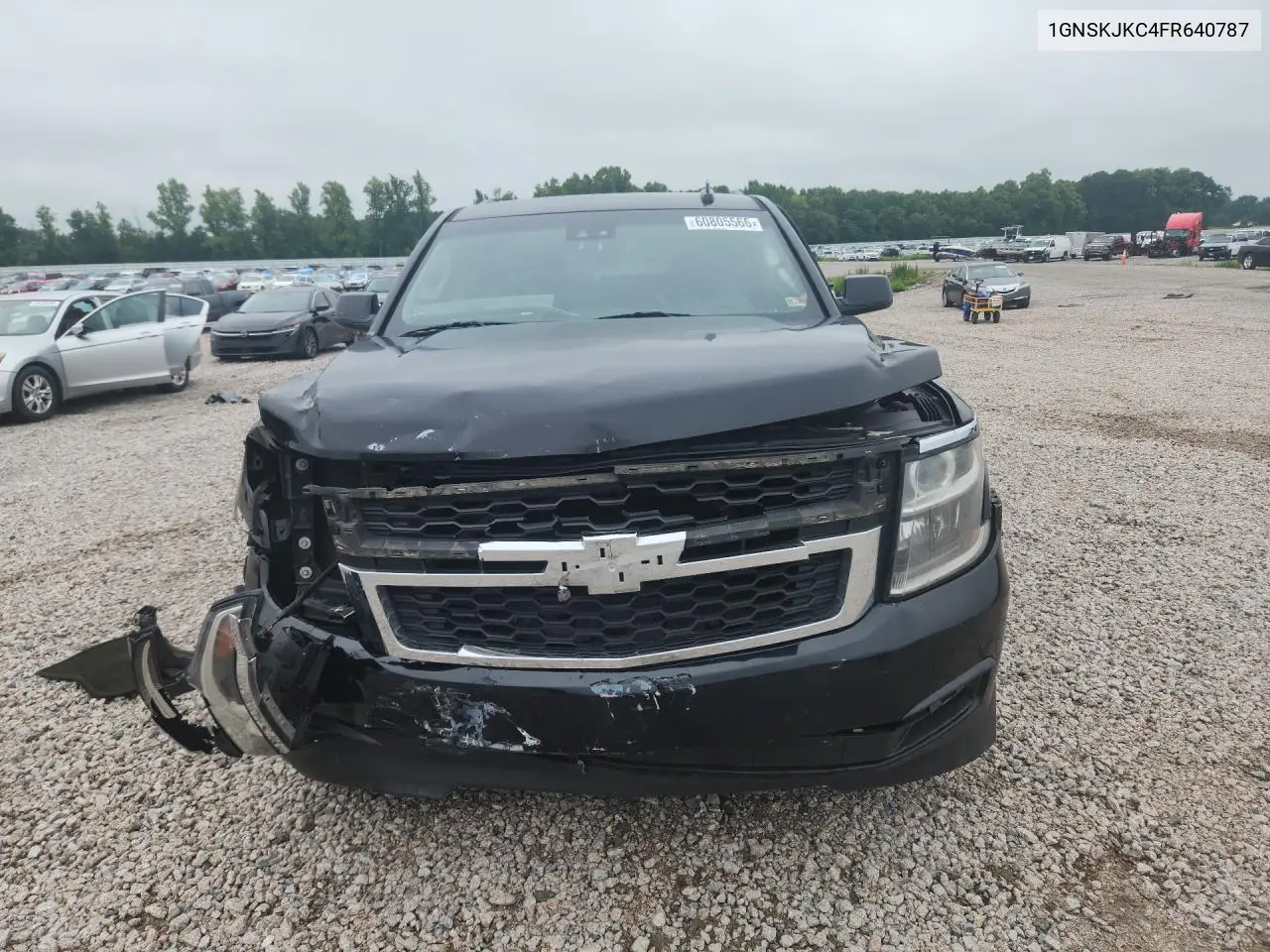 2015 Chevrolet Suburban K1500 Lt VIN: 1GNSKJKC4FR640787 Lot: 60805566