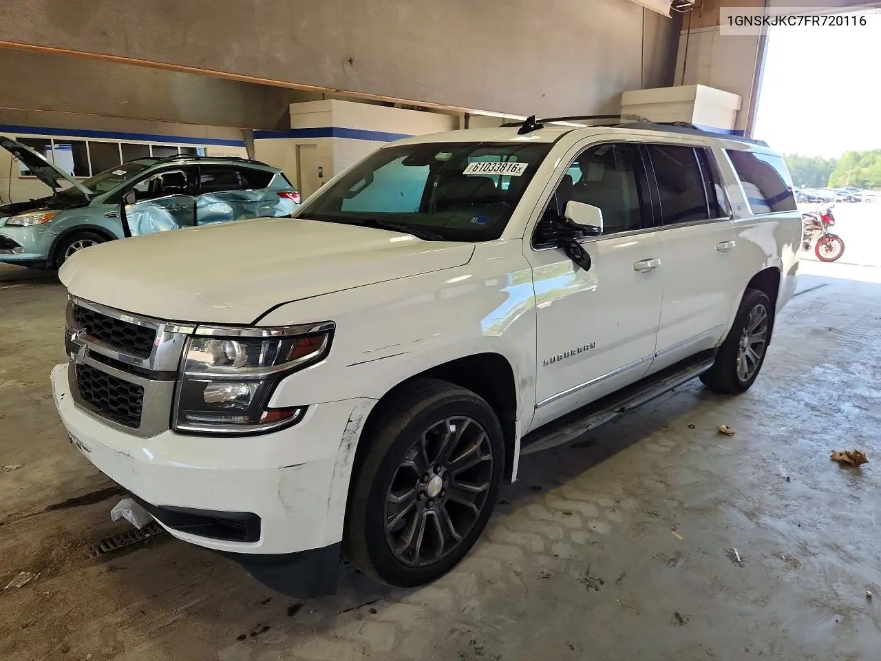 2015 Chevrolet Suburban K1500 Lt VIN: 1GNSKJKC7FR720116 Lot: 61033816