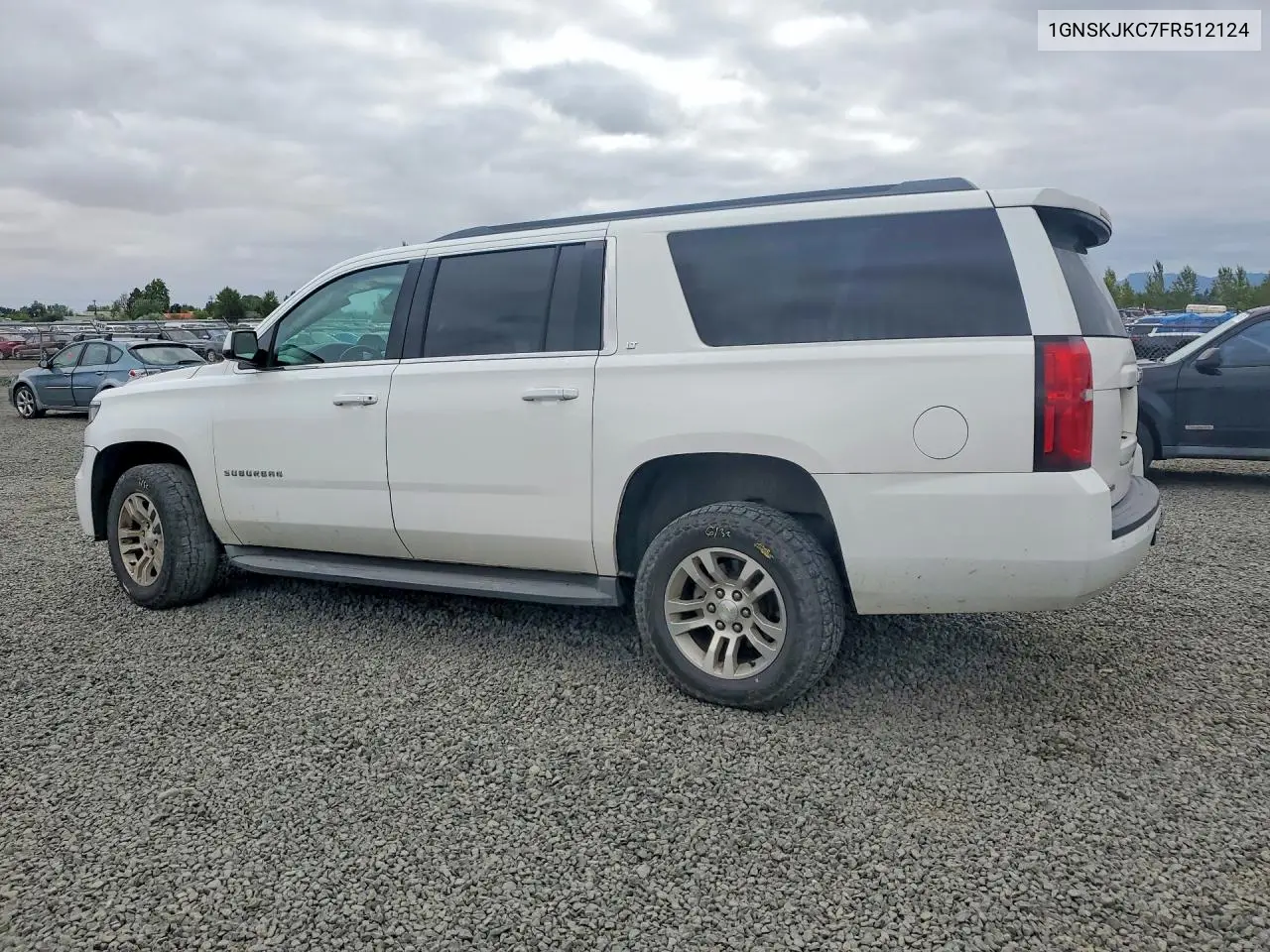 2015 Chevrolet Suburban K1500 Lt VIN: 1GNSKJKC7FR512124 Lot: 61064766