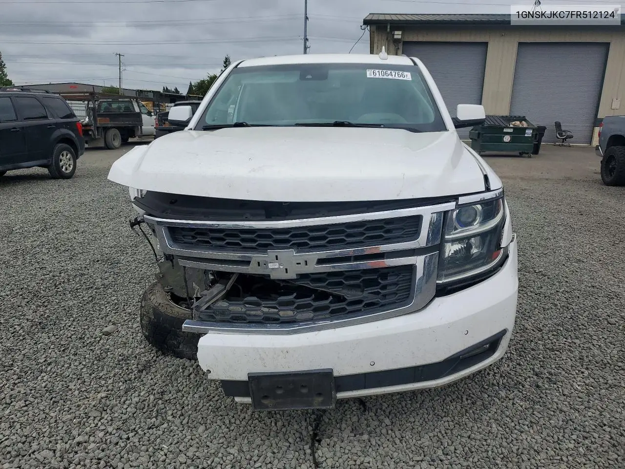 2015 Chevrolet Suburban K1500 Lt VIN: 1GNSKJKC7FR512124 Lot: 61064766