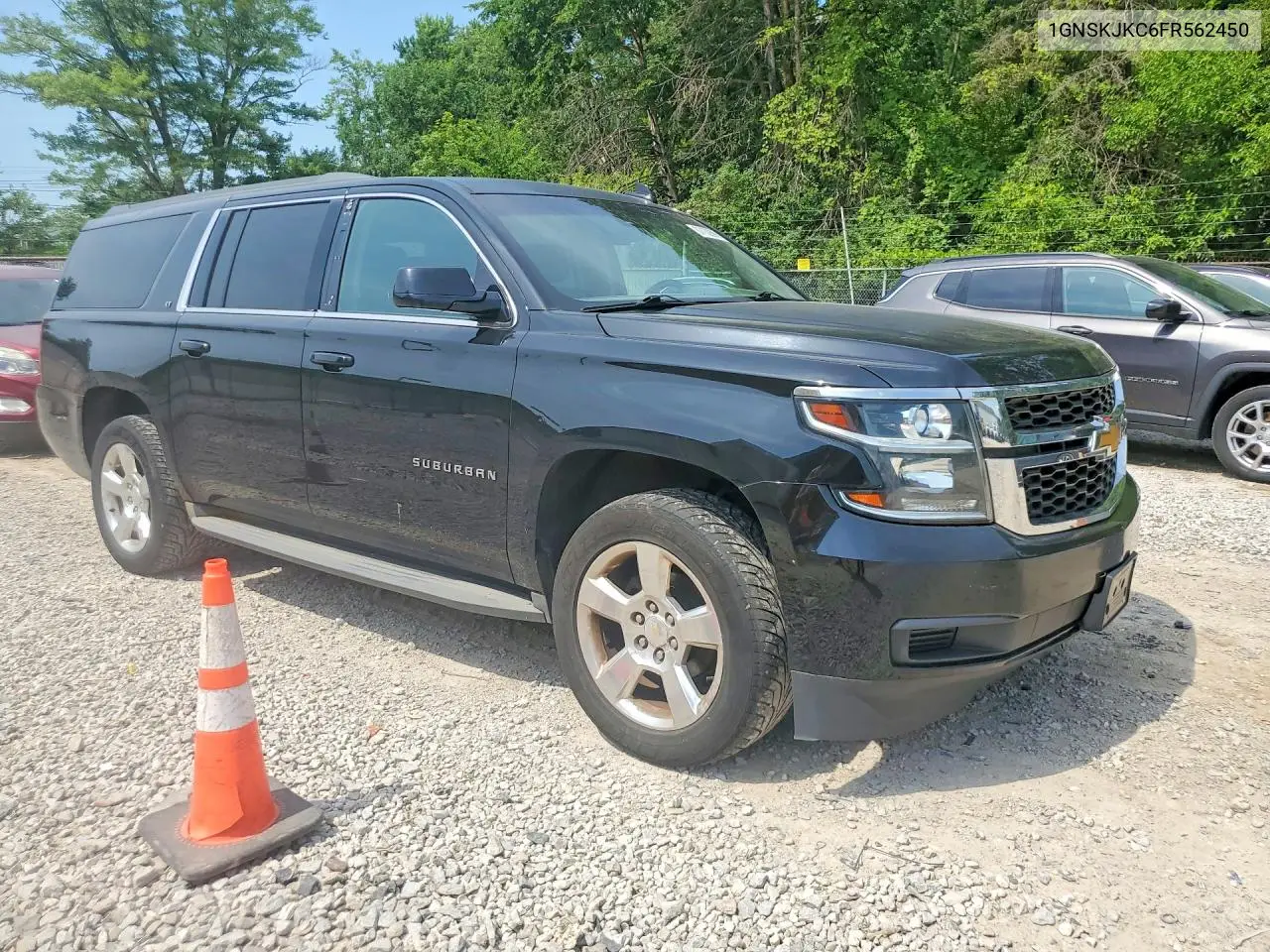 2015 Chevrolet Suburban K1500 Lt VIN: 1GNSKJKC6FR562450 Lot: 61132896