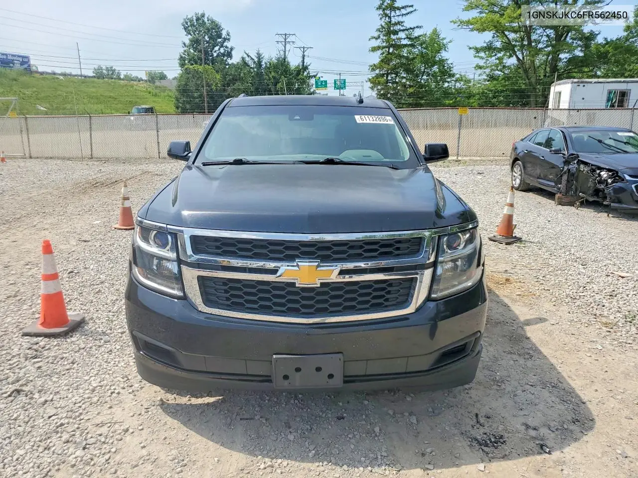 2015 Chevrolet Suburban K1500 Lt VIN: 1GNSKJKC6FR562450 Lot: 61132896