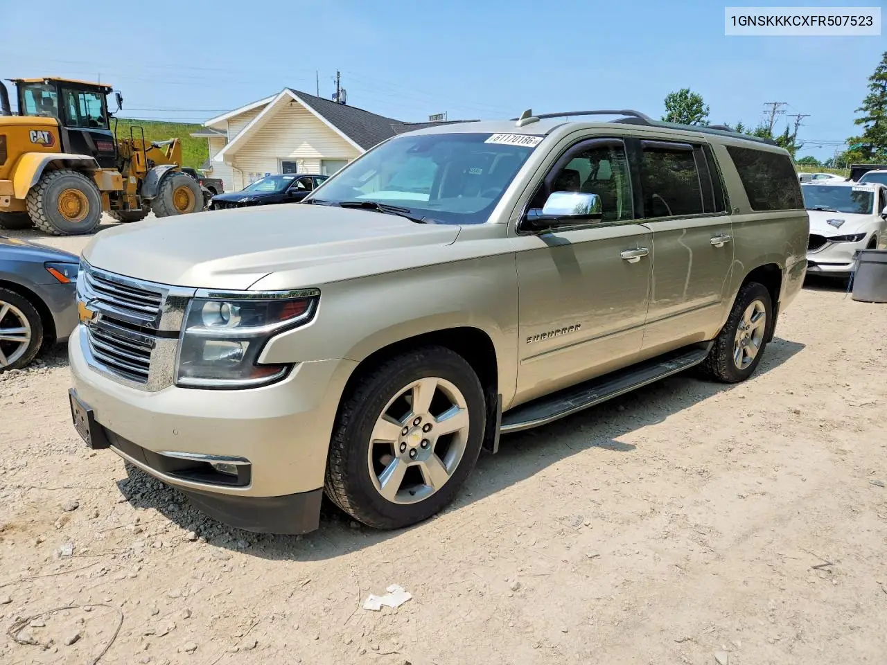 2015 Chevrolet Suburban K1500 Ltz VIN: 1GNSKKKCXFR507523 Lot: 61170186