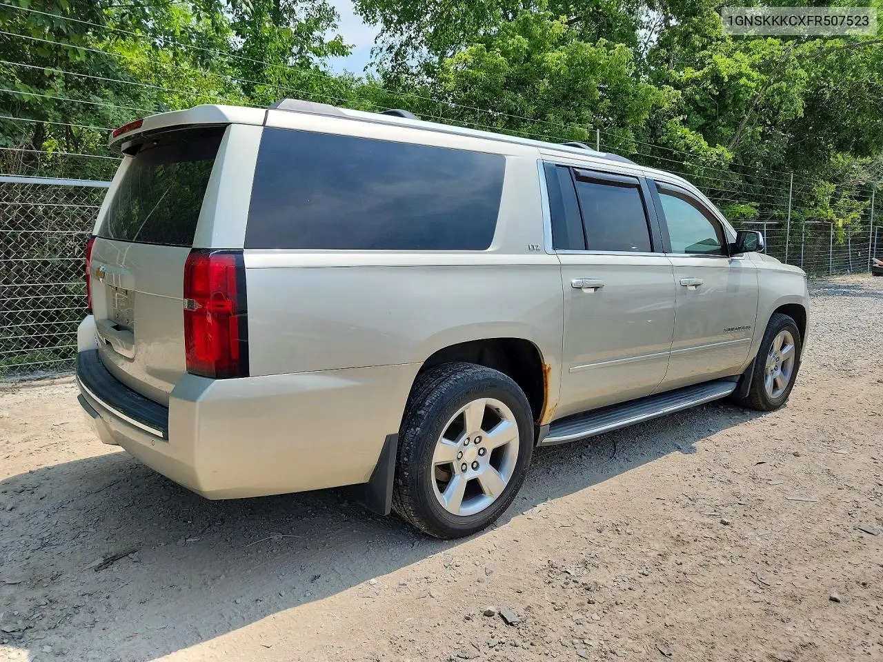 2015 Chevrolet Suburban K1500 Ltz VIN: 1GNSKKKCXFR507523 Lot: 61170186
