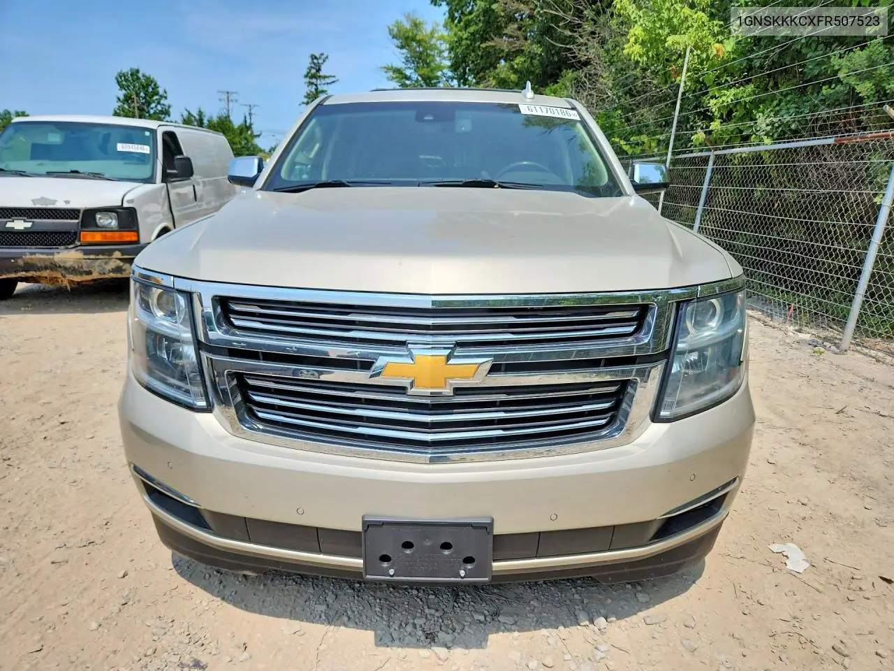 2015 Chevrolet Suburban K1500 Ltz VIN: 1GNSKKKCXFR507523 Lot: 61170186