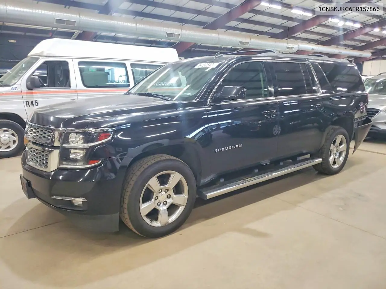 2015 Chevrolet Suburban K1500 Lt VIN: 1GNSKJKC6FR157866 Lot: 61335406
