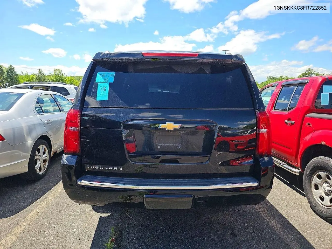 2015 Chev Suburban K VIN: 1GNSKKKC8FR722852 Lot: 61456236