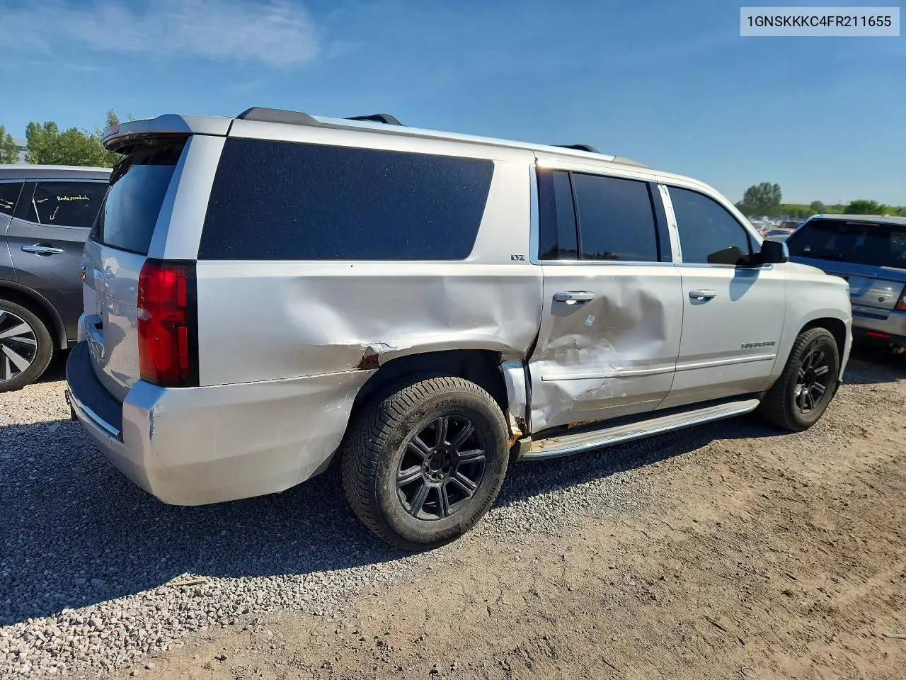 2015 Chevrolet Suburban K1500 Ltz VIN: 1GNSKKKC4FR211655 Lot: 61548106