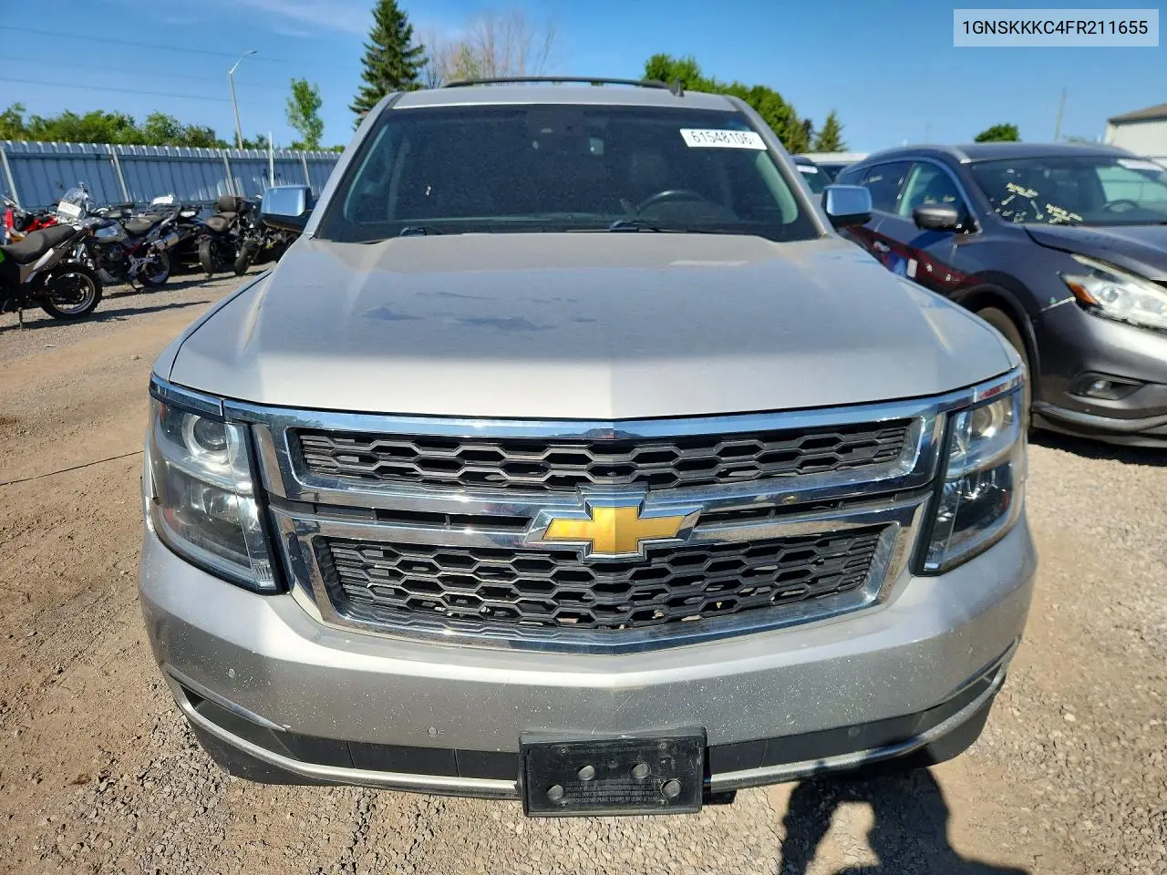 2015 Chevrolet Suburban K1500 Ltz VIN: 1GNSKKKC4FR211655 Lot: 61548106
