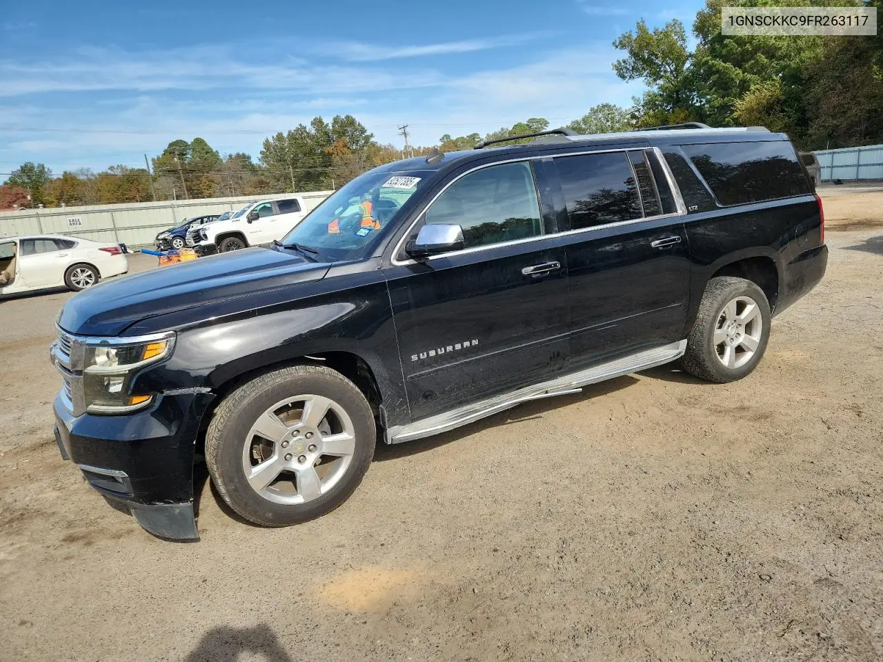 1GNSCKKC9FR263117 2015 Chevrolet Suburban C1500 Ltz