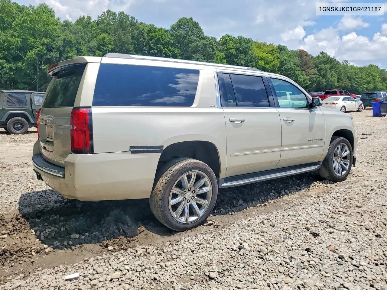 2016 Chevrolet Suburban K1500 Ltz VIN: 1GNSKJKC1GR421187 Lot: 58830836