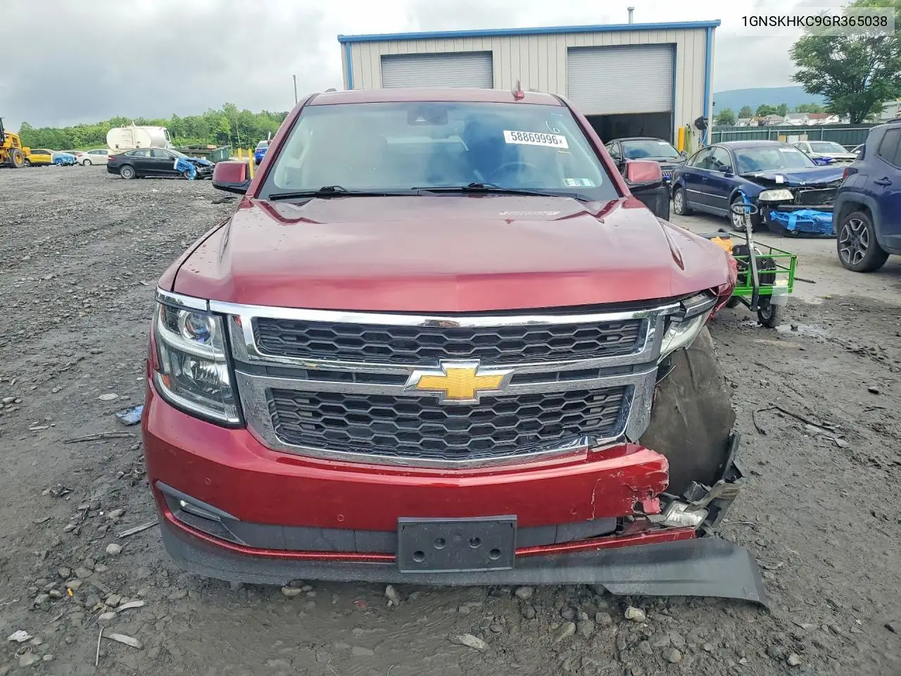 2016 Chevrolet Suburban K1500 Lt VIN: 1GNSKHKC9GR365038 Lot: 58869996