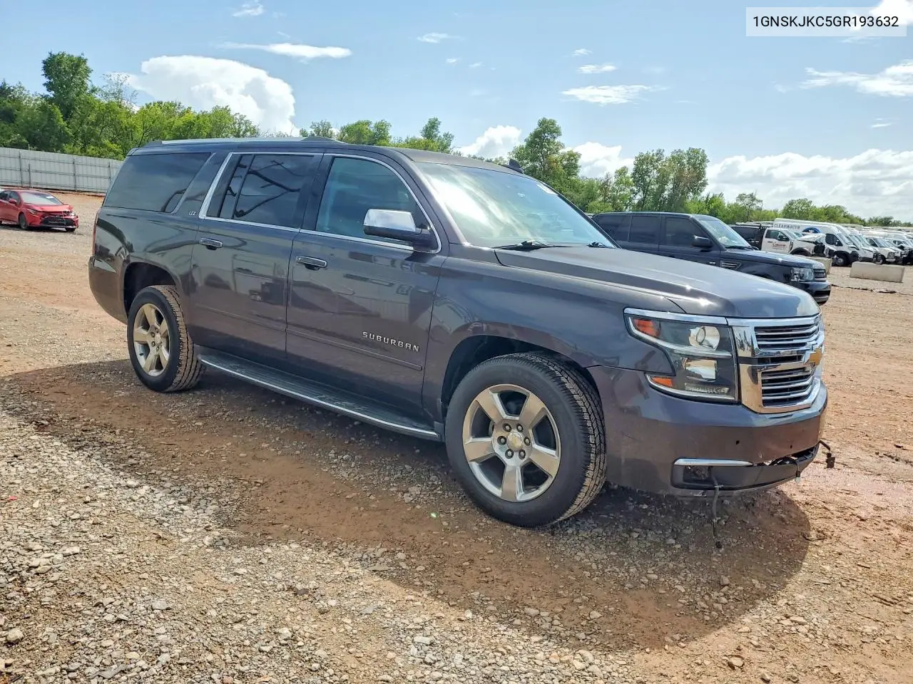 2016 Chevrolet Suburban K1500 Ltz VIN: 1GNSKJKC5GR193632 Lot: 59705916