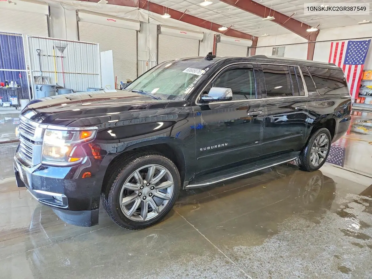 2016 Chevrolet Suburban K1500 Ltz VIN: 1GNSKJKC2GR387549 Lot: 60665076