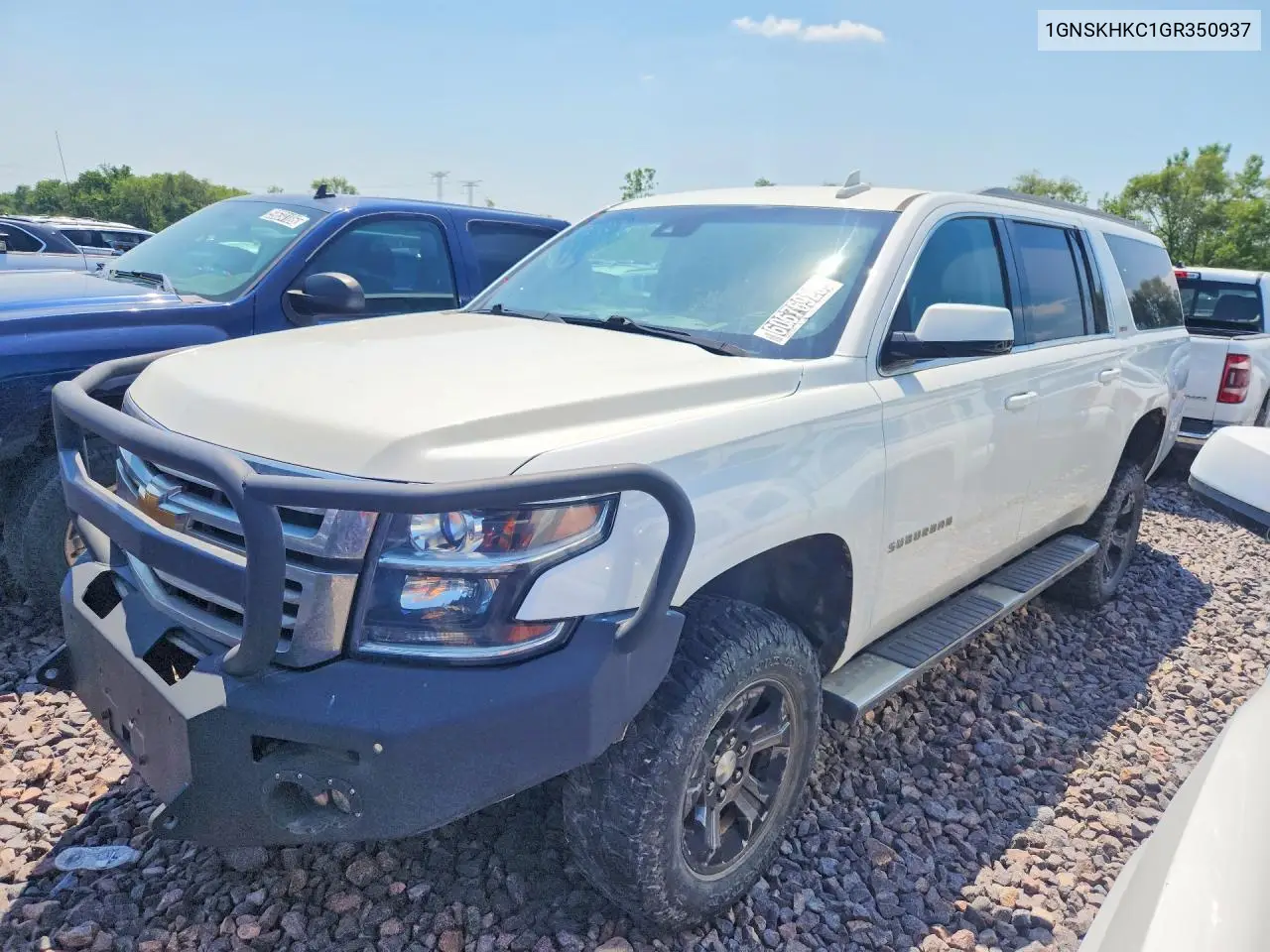 2016 Chevrolet Suburban K1500 Lt VIN: 1GNSKHKC1GR350937 Lot: 60676926