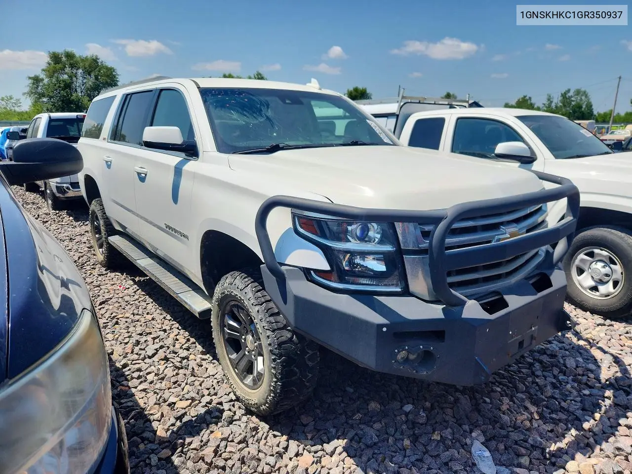 2016 Chevrolet Suburban K1500 Lt VIN: 1GNSKHKC1GR350937 Lot: 60676926