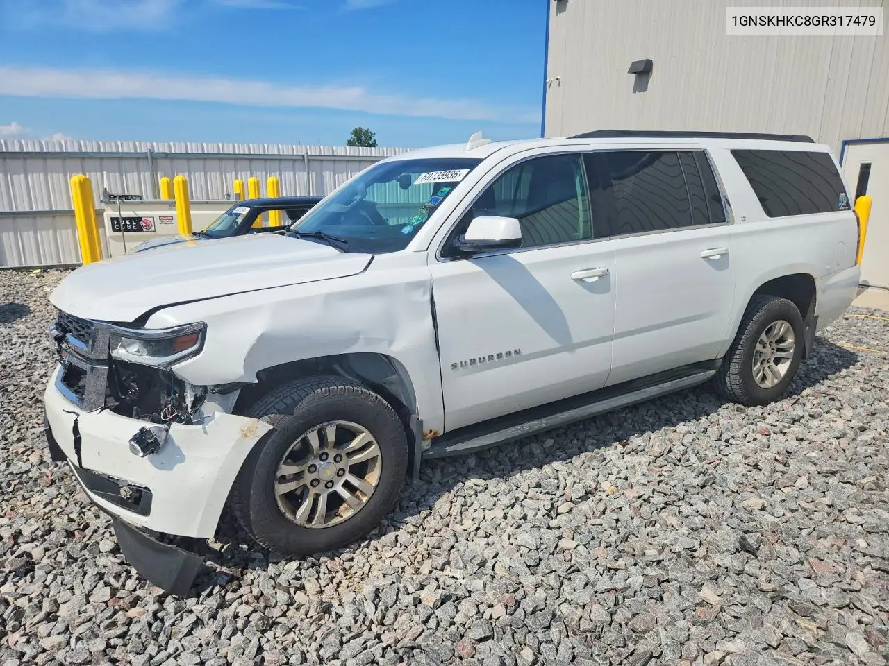 2016 Chevrolet Suburban K1500 Lt VIN: 1GNSKHKC8GR317479 Lot: 60735936