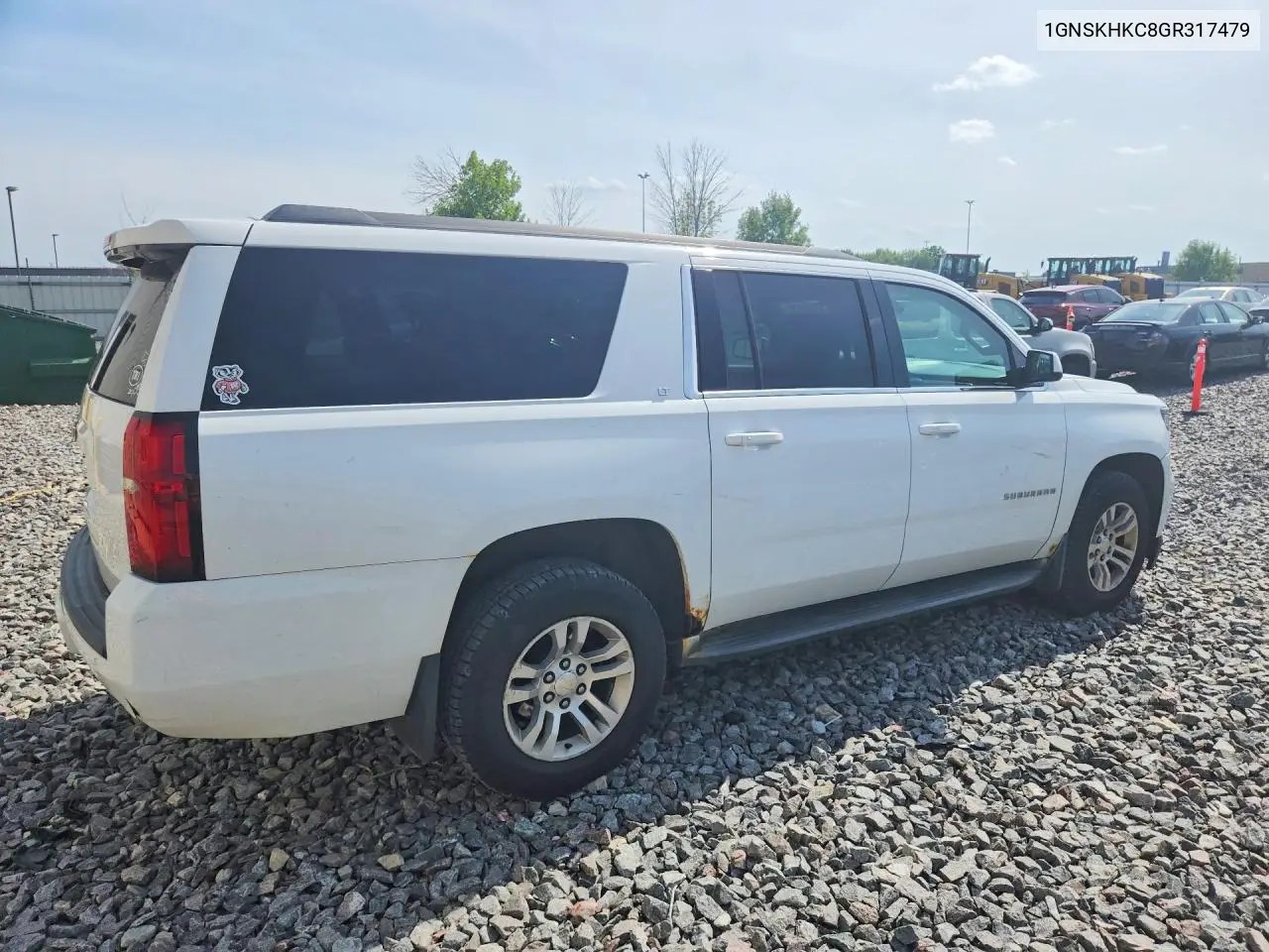 2016 Chevrolet Suburban K1500 Lt VIN: 1GNSKHKC8GR317479 Lot: 60735936