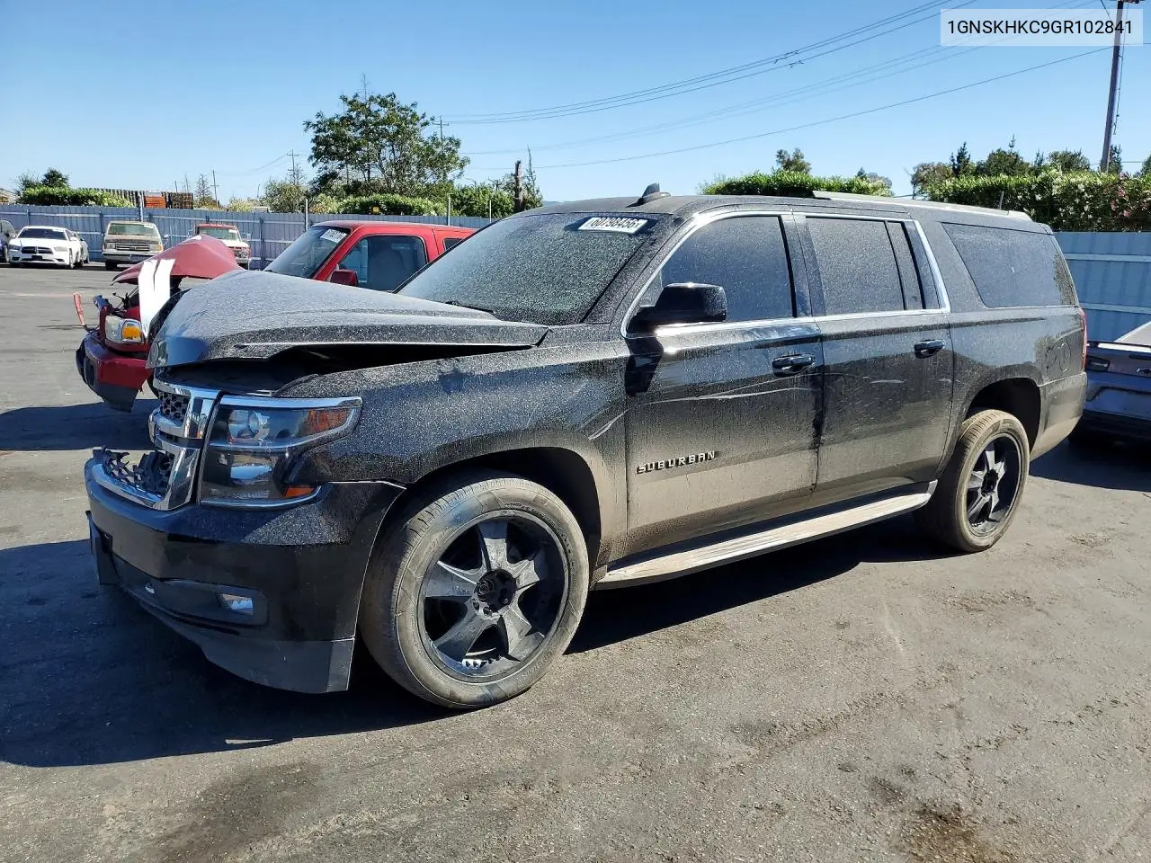 2016 Chevrolet Suburban K1500 Lt VIN: 1GNSKHKC9GR102841 Lot: 60798456
