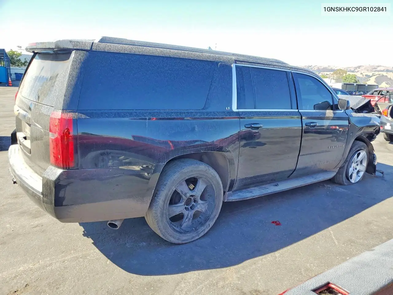 2016 Chevrolet Suburban K1500 Lt VIN: 1GNSKHKC9GR102841 Lot: 60798456