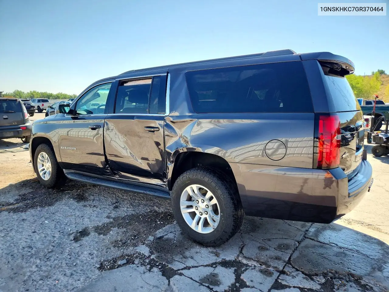 2016 Chevrolet Suburban K1500 Lt VIN: 1GNSKHKC7GR370464 Lot: 61243486