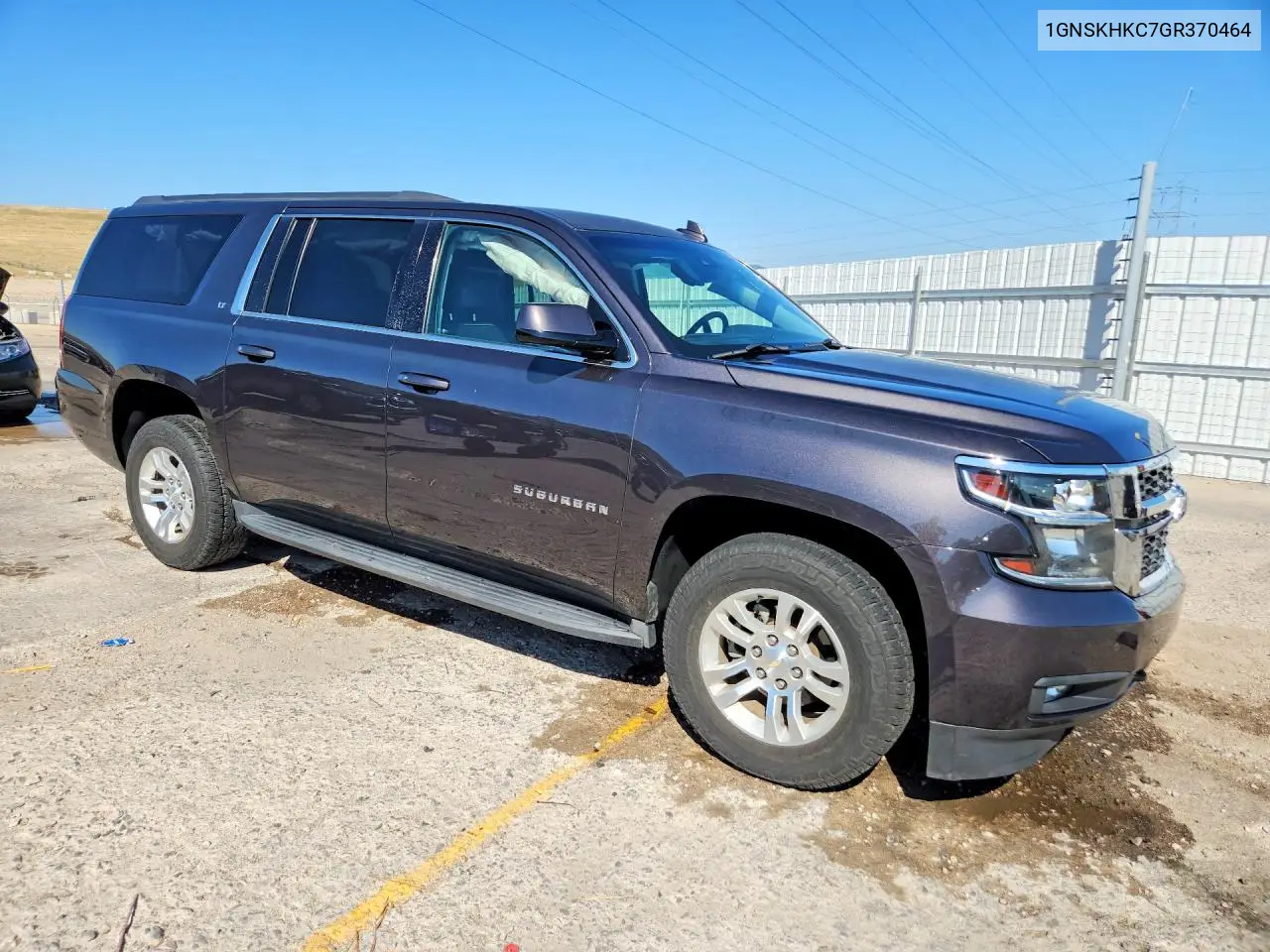2016 Chevrolet Suburban K1500 Lt VIN: 1GNSKHKC7GR370464 Lot: 61243486