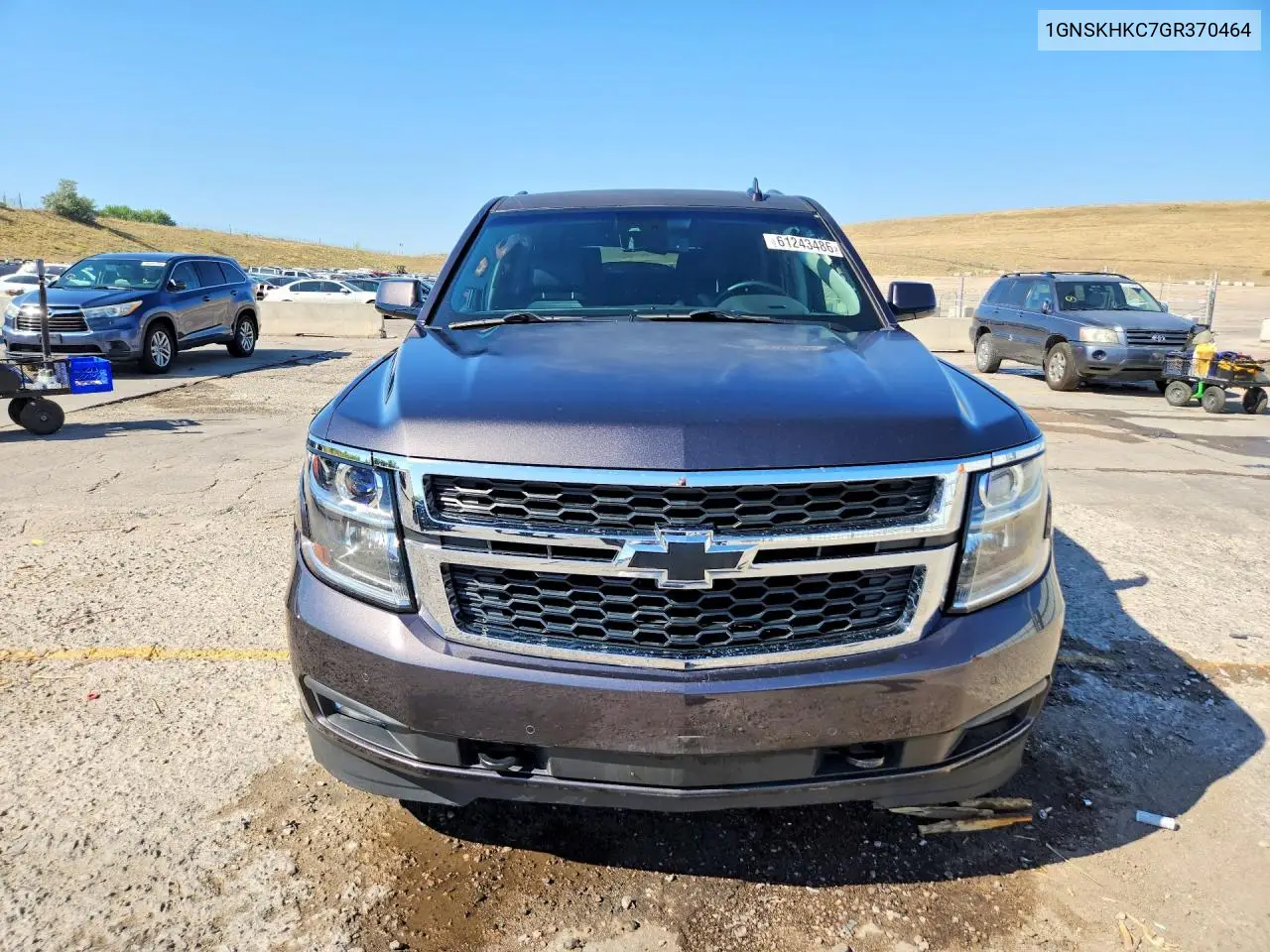 2016 Chevrolet Suburban K1500 Lt VIN: 1GNSKHKC7GR370464 Lot: 61243486