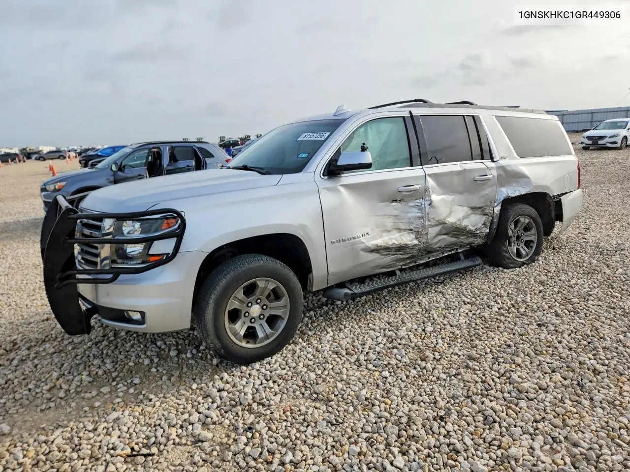 2016 Chevrolet Suburban K1500 Lt VIN: 1GNSKHKC1GR449306 Lot: 61557096