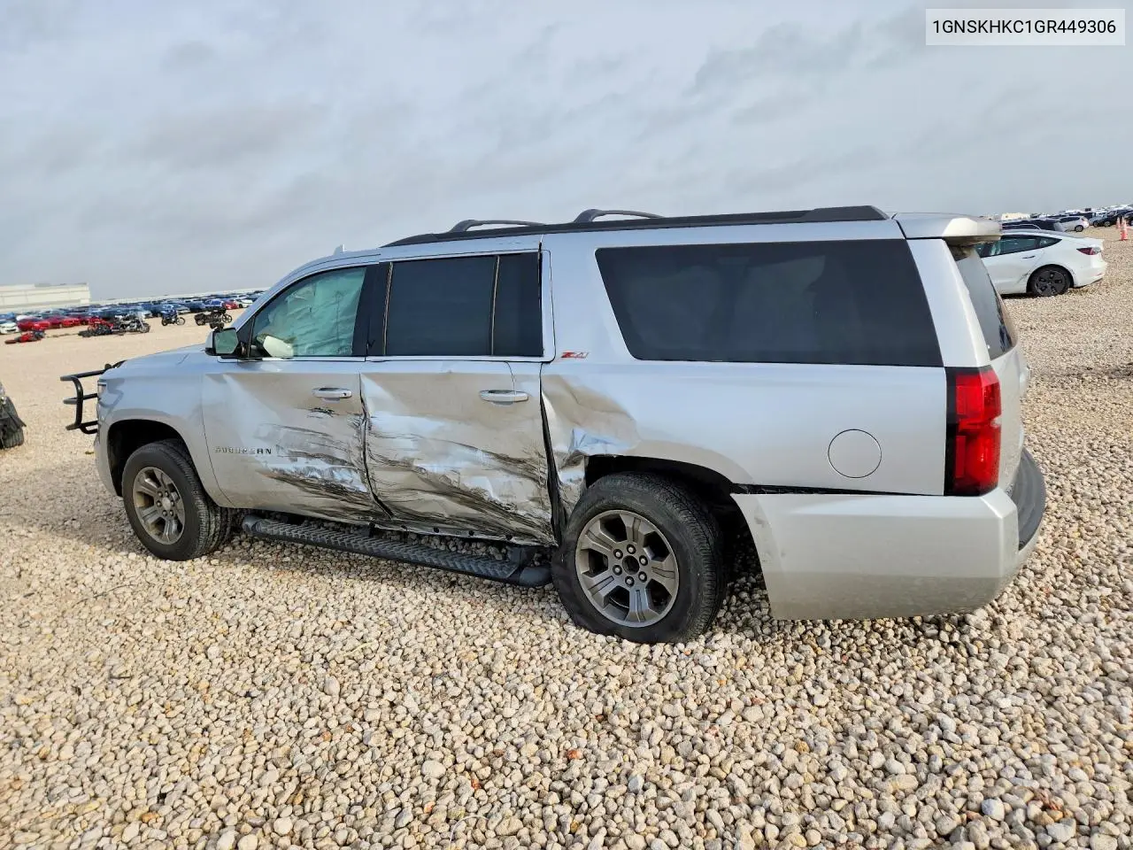 2016 Chevrolet Suburban K1500 Lt VIN: 1GNSKHKC1GR449306 Lot: 61557096