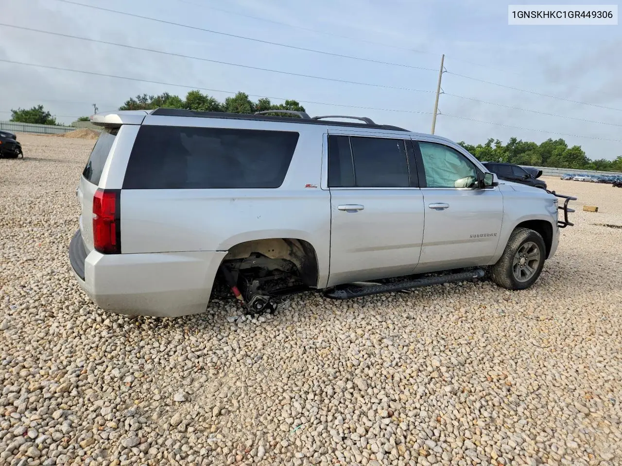 2016 Chevrolet Suburban K1500 Lt VIN: 1GNSKHKC1GR449306 Lot: 61557096