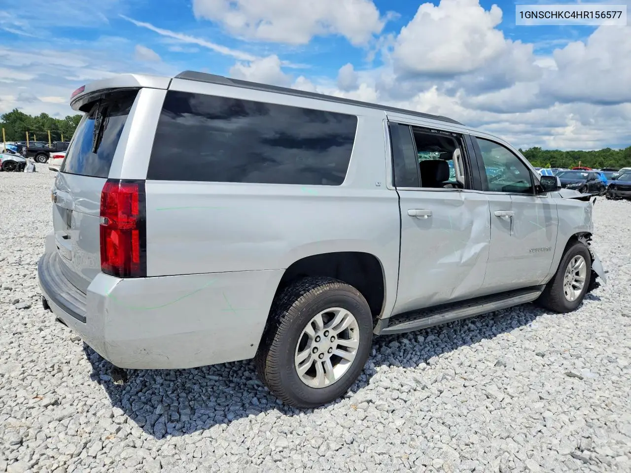 2017 Chevrolet Suburban C1500 Lt VIN: 1GNSCHKC4HR156577 Lot: 60410746
