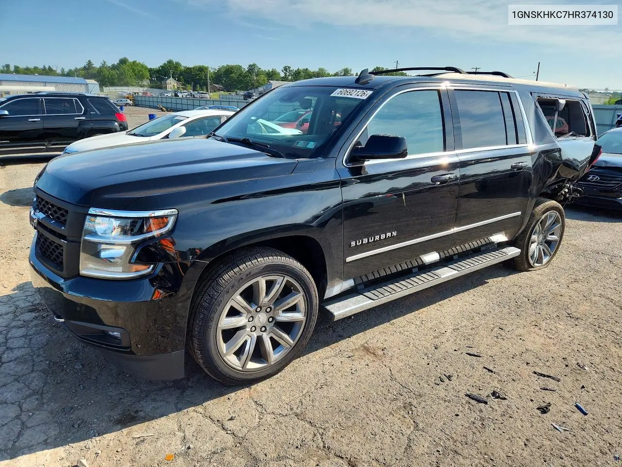 2017 Chevrolet Suburban K1500 Lt VIN: 1GNSKHKC7HR374130 Lot: 60692126