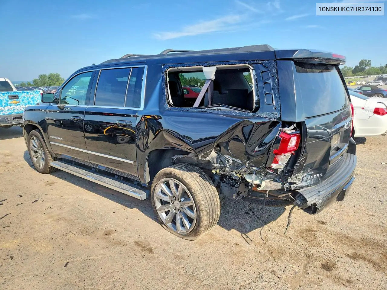 2017 Chevrolet Suburban K1500 Lt VIN: 1GNSKHKC7HR374130 Lot: 60692126