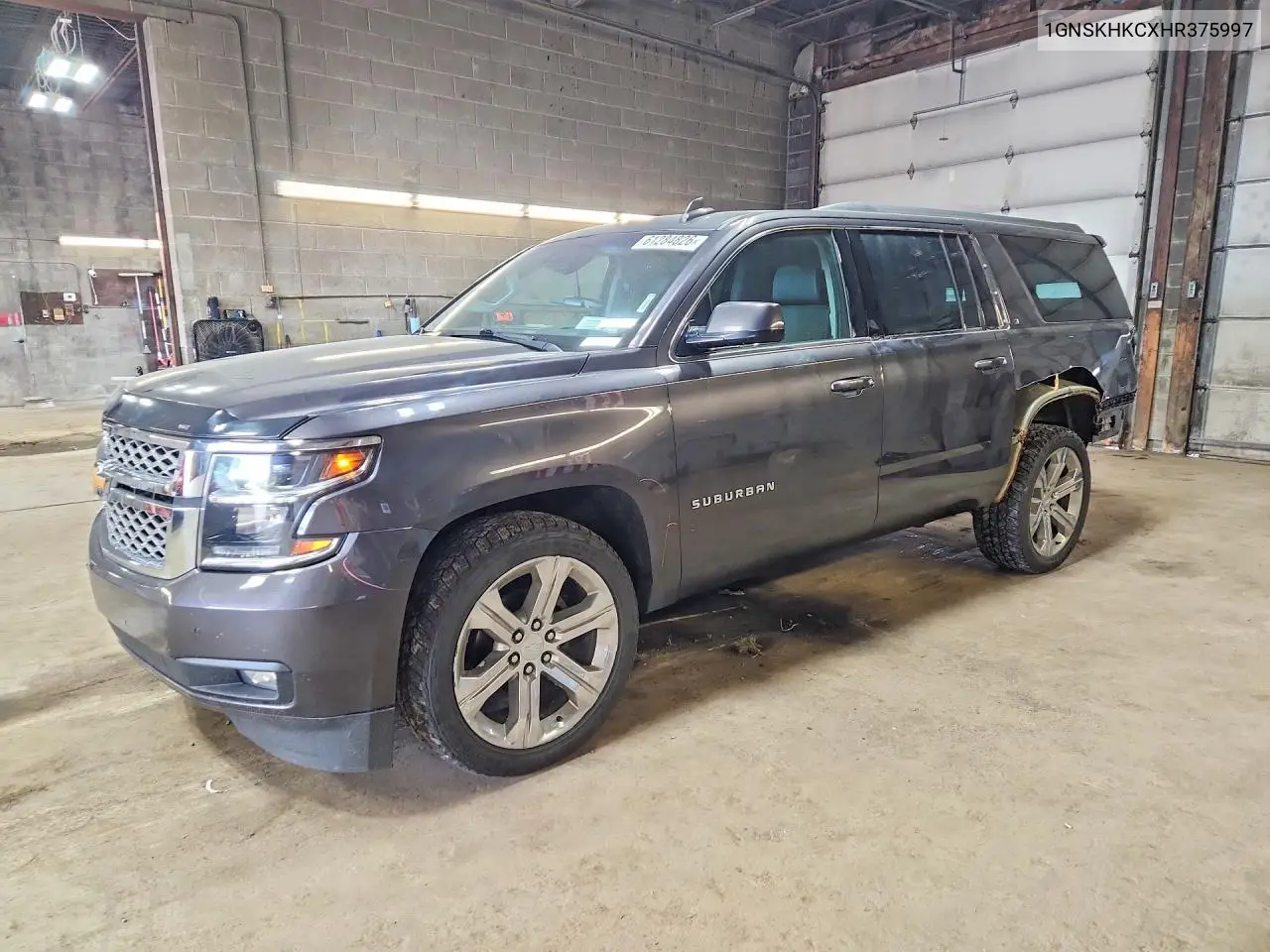 2017 Chevrolet Suburban K1500 Lt VIN: 1GNSKHKCXHR375997 Lot: 61284826