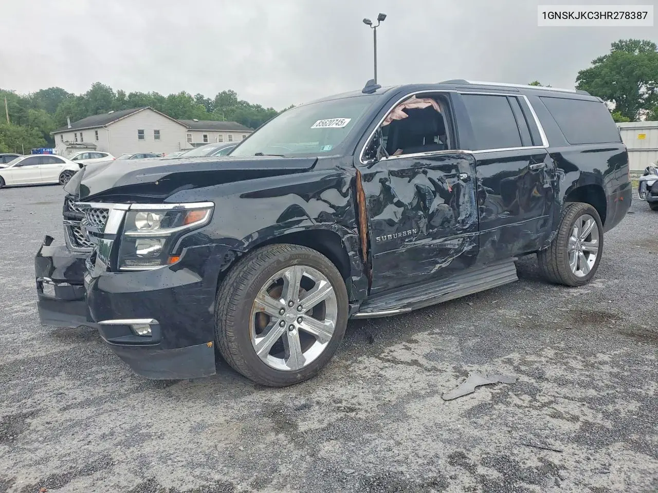 2017 Chevrolet Suburban K1500 Premier VIN: 1GNSKJKC3HR278387 Lot: 85620745
