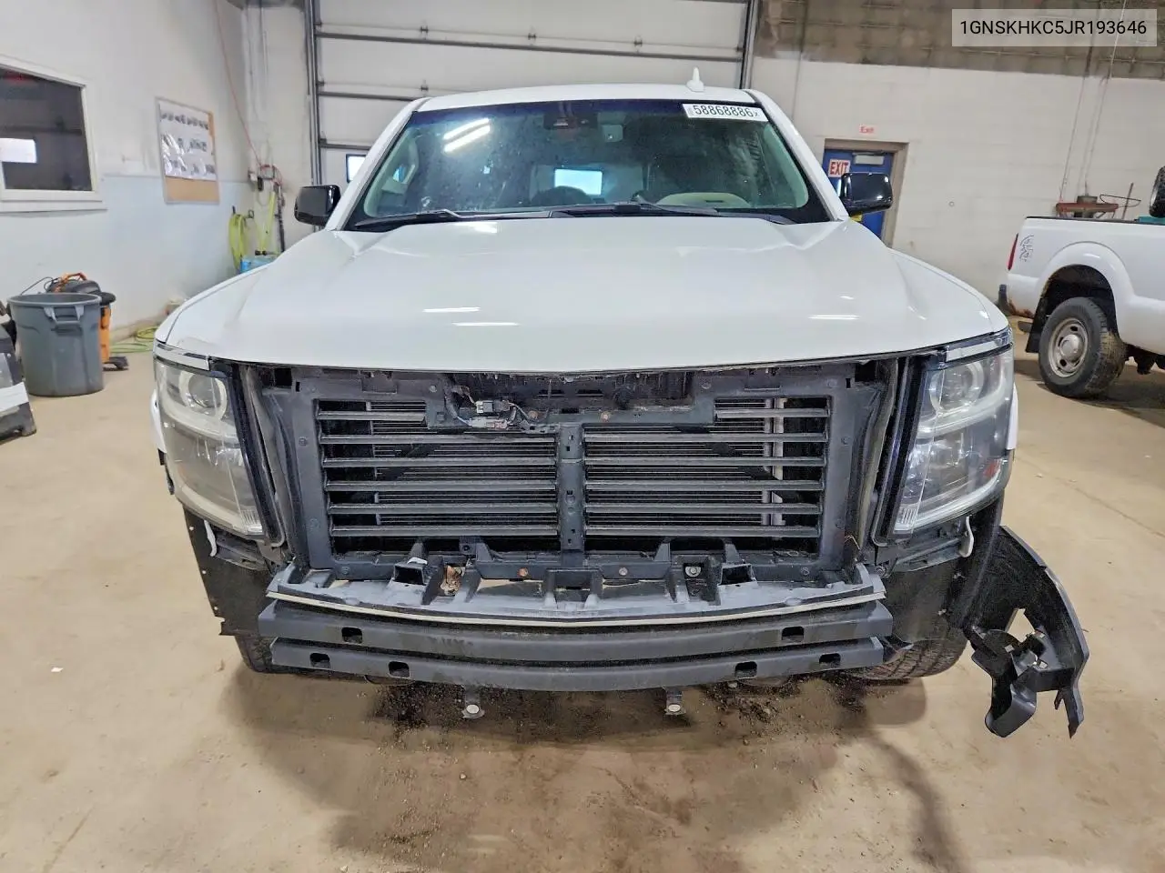 2018 Chevrolet Suburan VIN: 1GNSKHKC5JR193646 Lot: 58868886