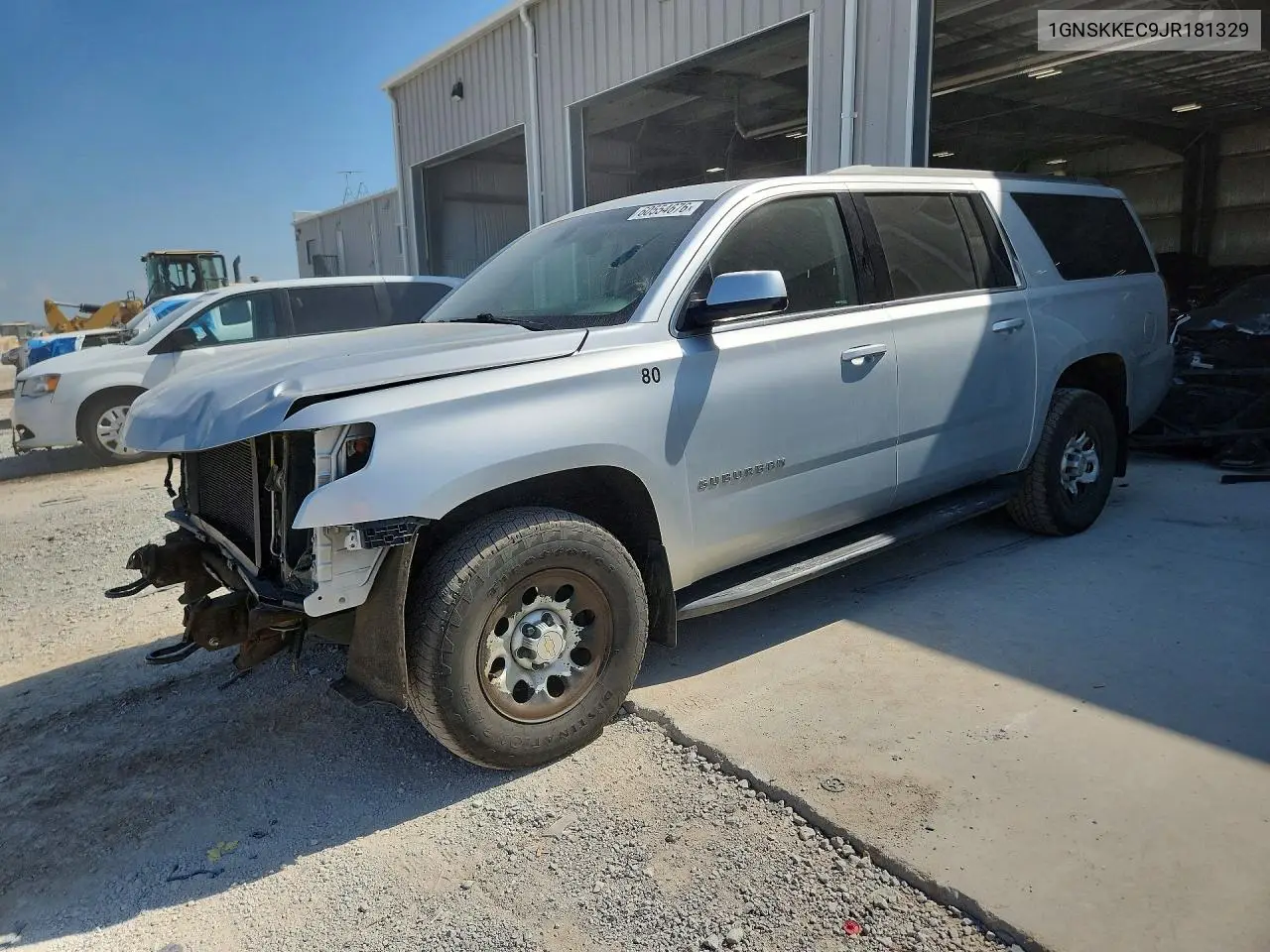 2018 Chevrolet Suburban K1500 VIN: 1GNSKKEC9JR181329 Lot: 60554676