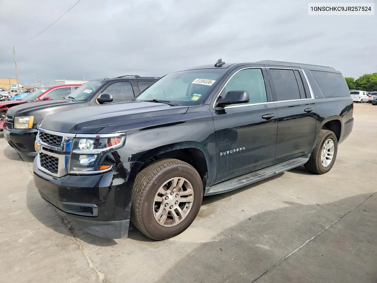 2018 Chevrolet Suburban C1500 Lt VIN: 1GNSCHKC9JR257524 Lot: 61384596