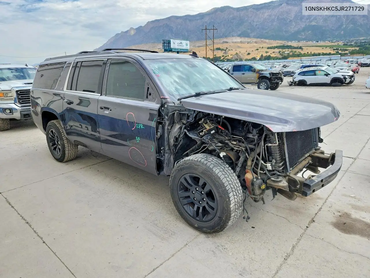 2018 Chevrolet Suburban K1500 Lt VIN: 1GNSKHKC5JR271729 Lot: 61514256