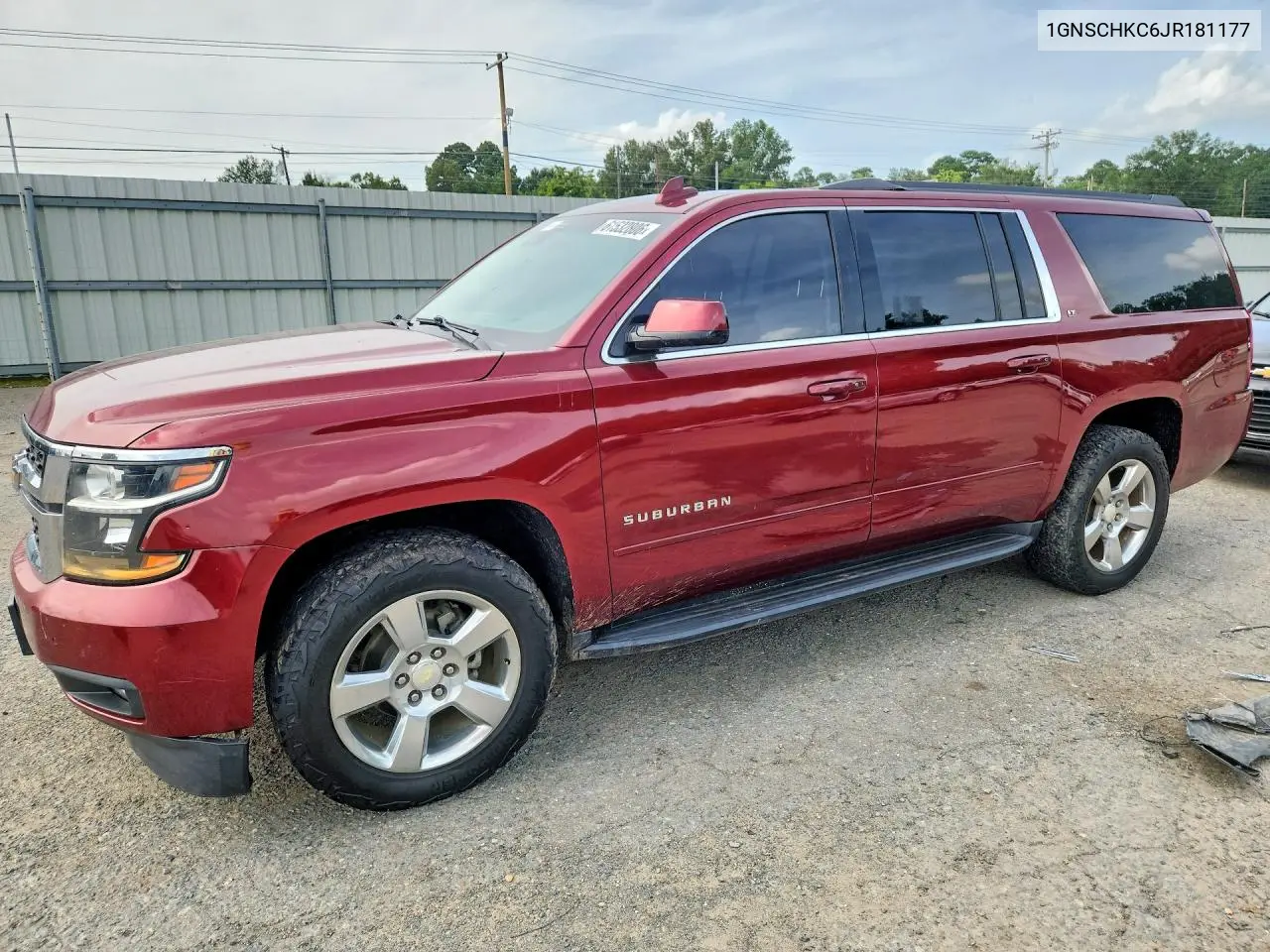 2018 Chevrolet Suburban C1500 Lt VIN: 1GNSCHKC6JR181177 Lot: 61532806