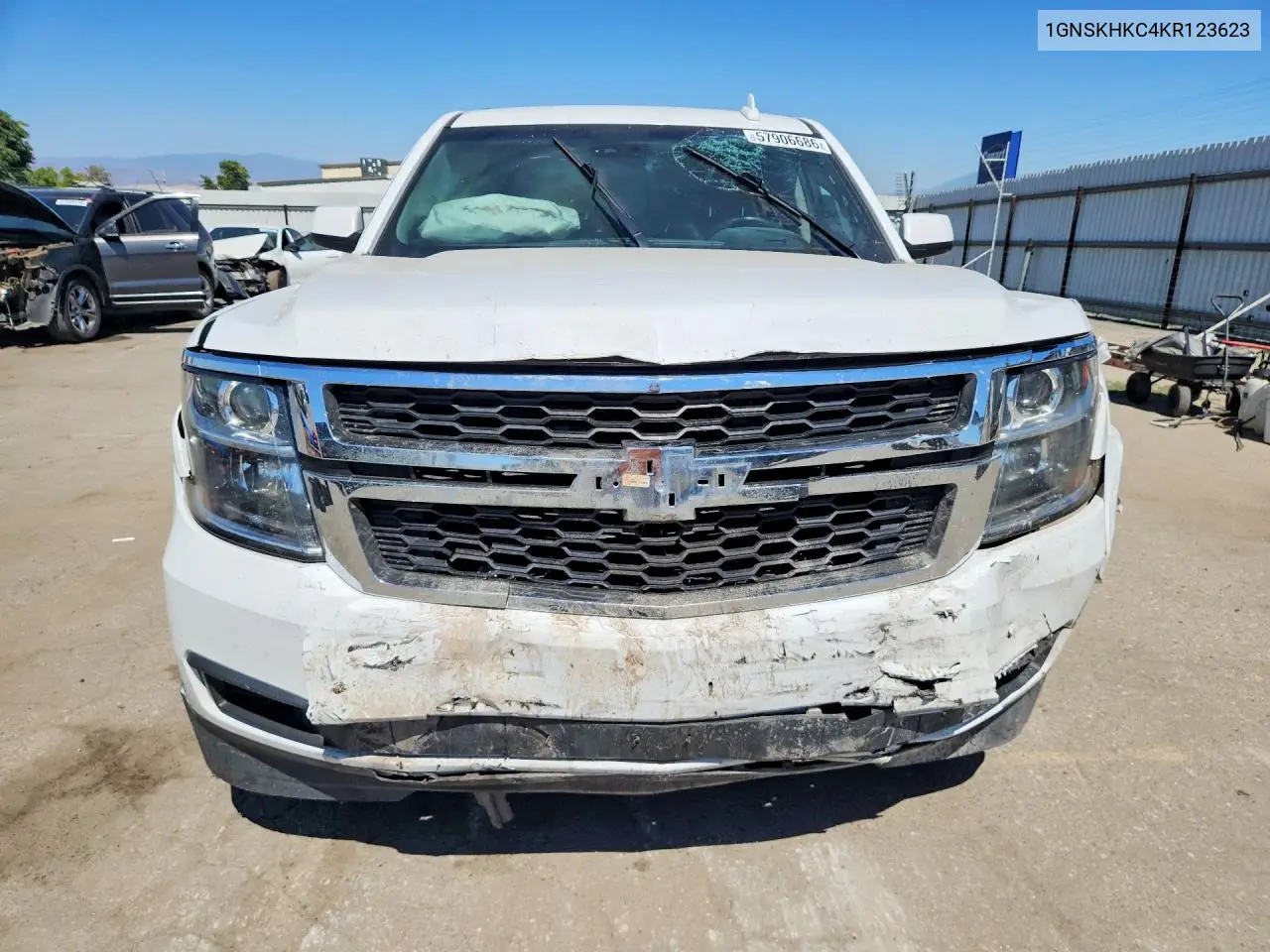 2019 Chevrolet Suburban K1500 Lt VIN: 1GNSKHKC4KR123623 Lot: 57906686