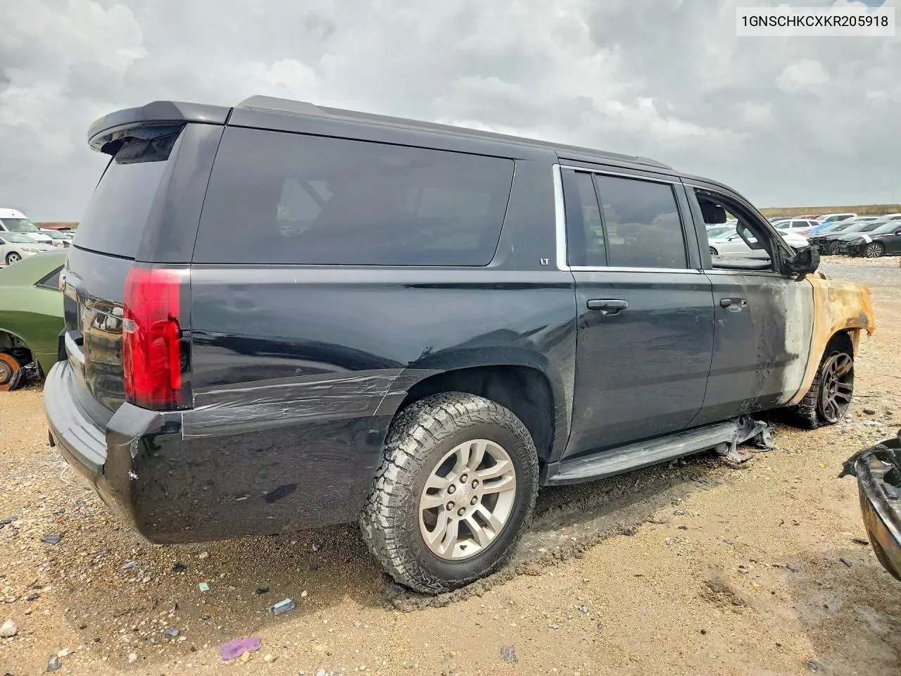 2019 Chevrolet Suburban C1500 Lt VIN: 1GNSCHKCXKR205918 Lot: 57952976