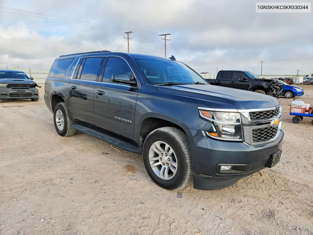 2019 Chevrolet Suburban K1500 Lt VIN: 1GNSKHKC5KR330344 Lot: 61055196