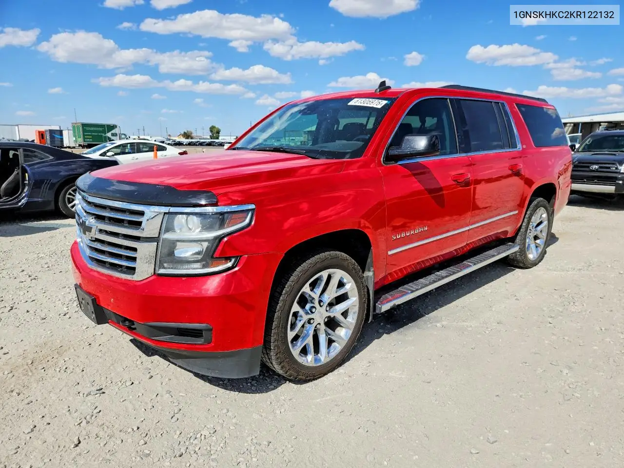 2019 Chevrolet Suburban K1500 Lt VIN: 1GNSKHKC2KR122132 Lot: 61306976
