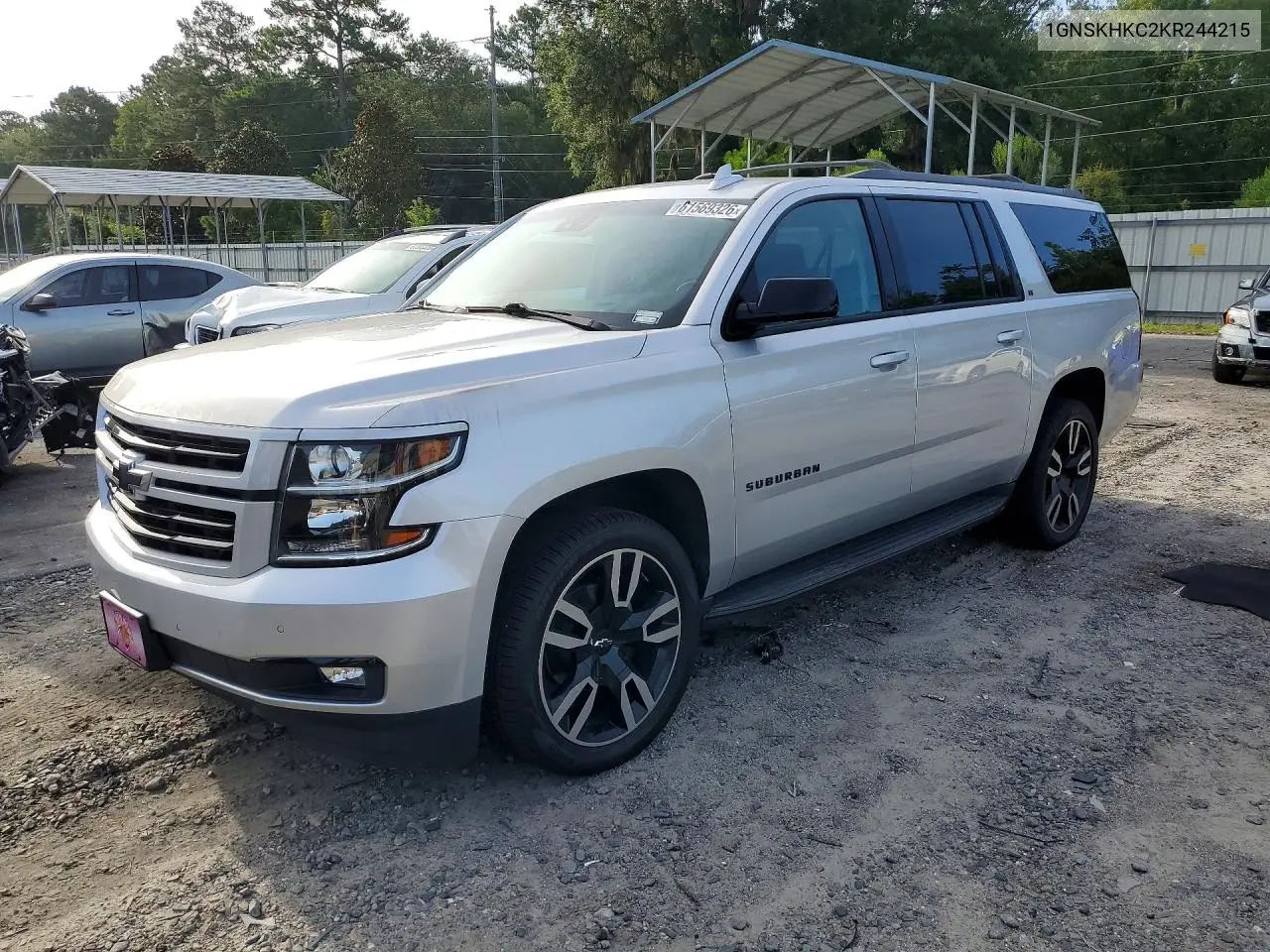 1GNSKHKC2KR244215 2019 Chevrolet Suburban K1500 Lt