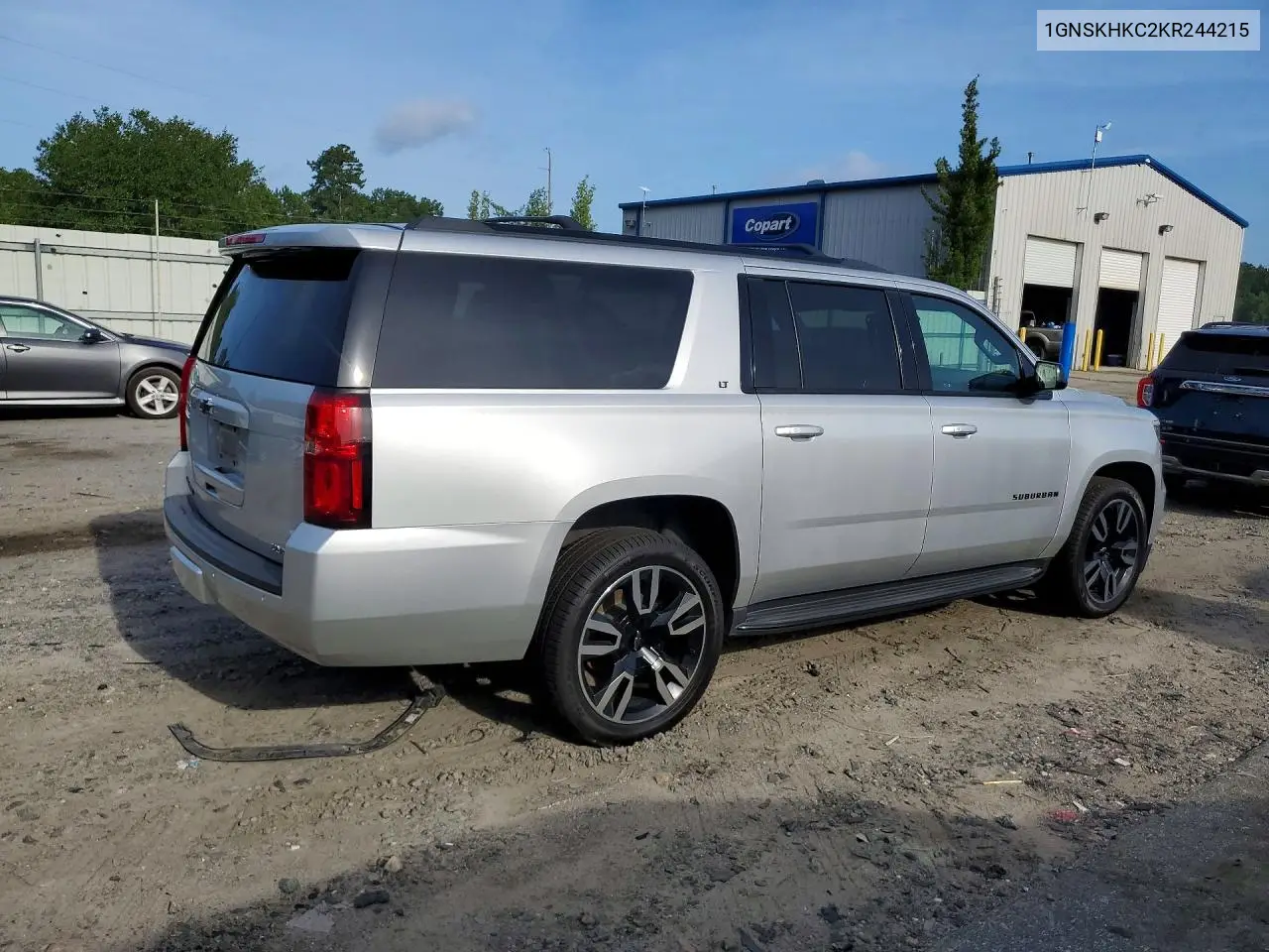 1GNSKHKC2KR244215 2019 Chevrolet Suburban K1500 Lt