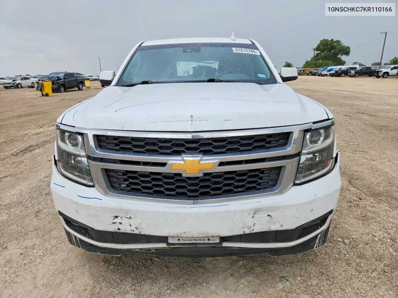 2019 Chevrolet Suburban C1500 Lt VIN: 1GNSCHKC7KR110166 Lot: 61615786