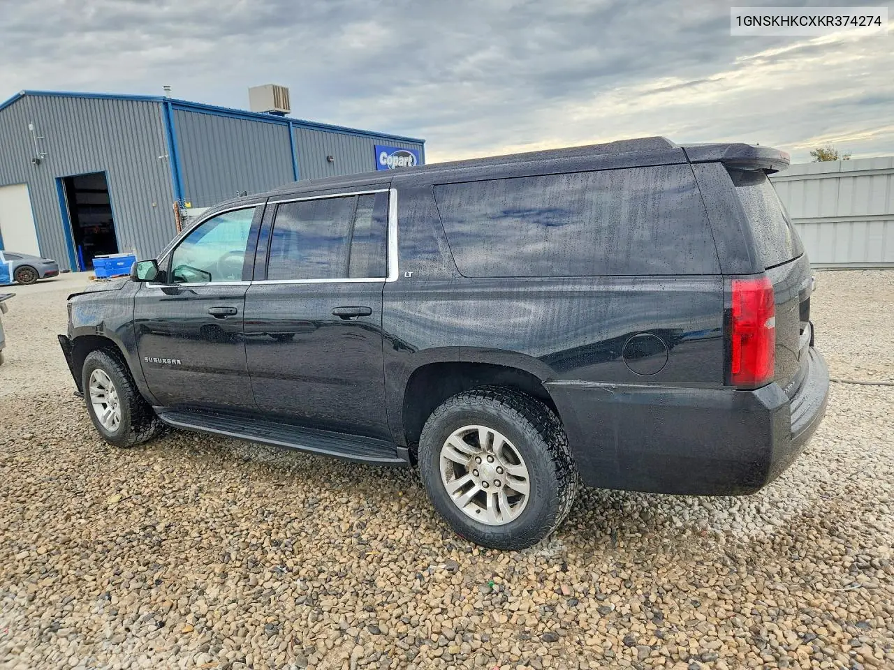 2019 Chevrolet Suburban K1500 Lt VIN: 1GNSKHKCXKR374274 Lot: 62009396