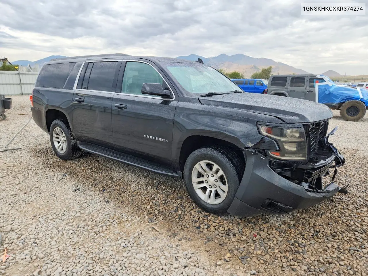 2019 Chevrolet Suburban K1500 Lt VIN: 1GNSKHKCXKR374274 Lot: 62009396